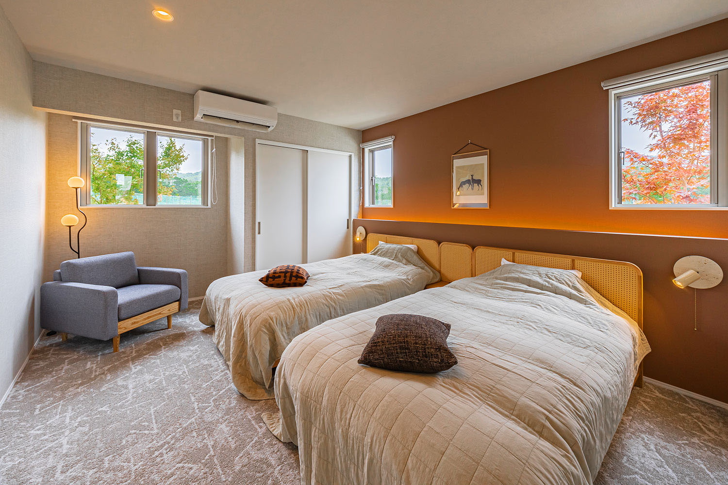 KANOA THE VILLAS～富士山中湖【Superior】臥室